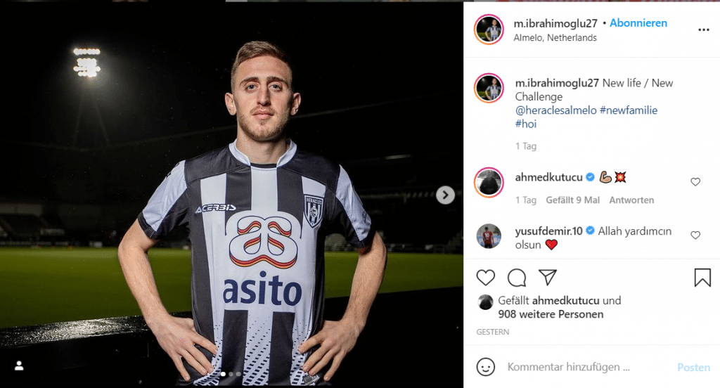 U21-Nationalspieler Melih Ibrahimoglu wechselt von Rapid Wien zu Heracles Almelo