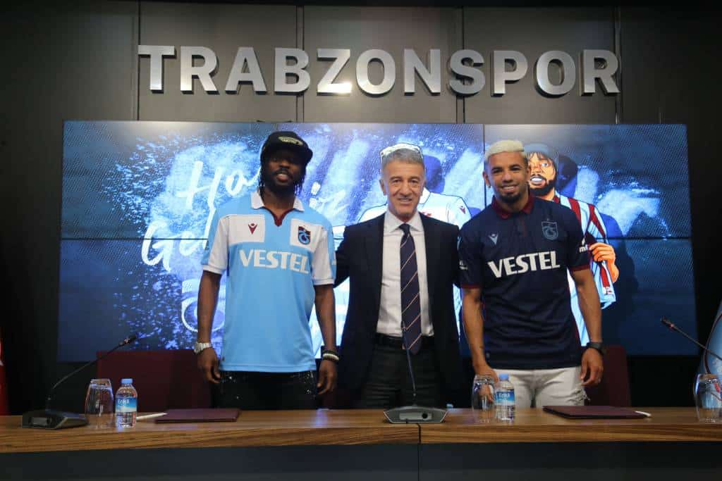 Trabzonspor stellt Gervinho und Bruno Peres der Presse vor!