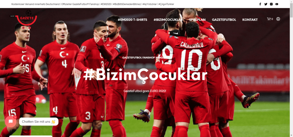 Jetzt online: Der offizielle GazeteFutbol Fanshop zur EURO 2020!