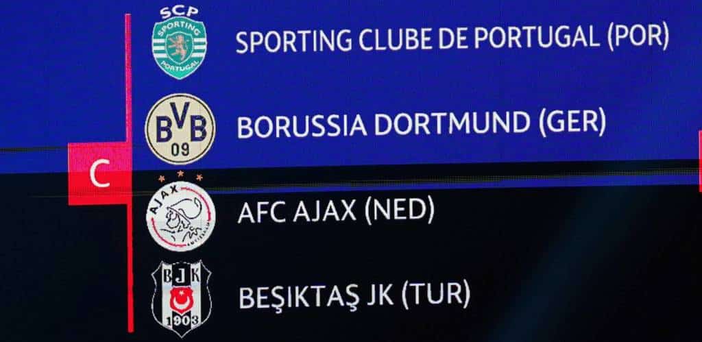 Champions League: Besiktas gegen Ajax, Sporting Lissabon und den BVB!