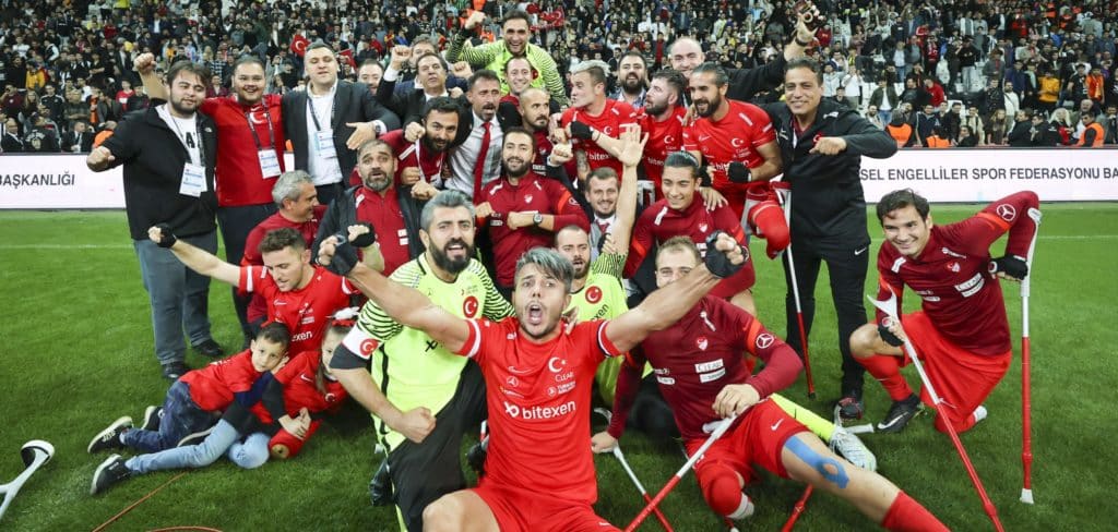 Amputierten-Fußball: Europameister Türkei greift auch nach WM-Titel