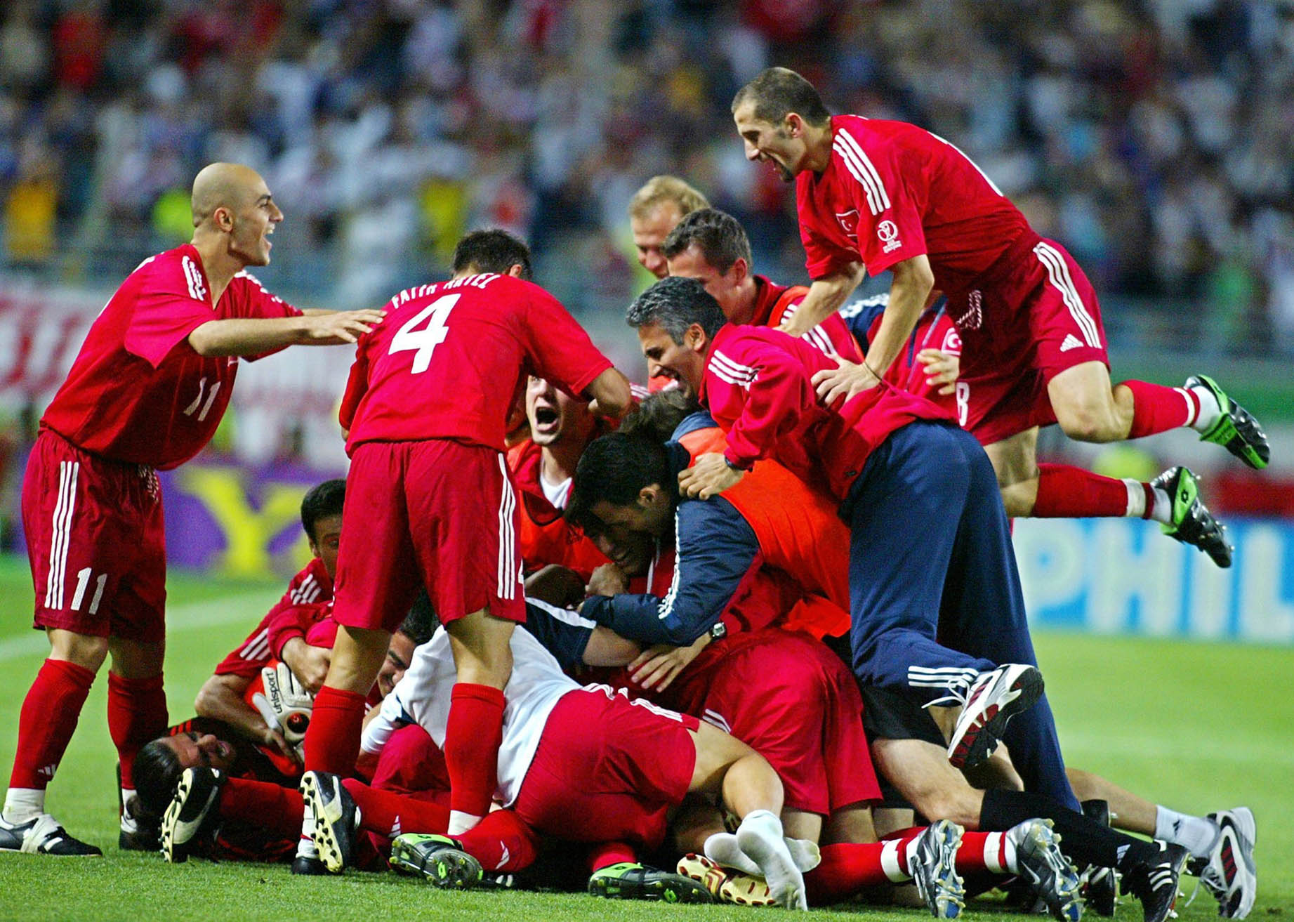 Türkei wird Dritter bei der FIFA WM 2002 in Südkorea und Japan