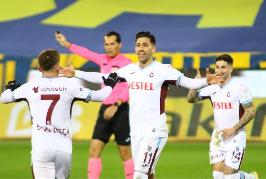 Trabzonspor holt auswärts in Ankara drei Punkte – Visca sorgt für erfolgreichen Rückrundenstart