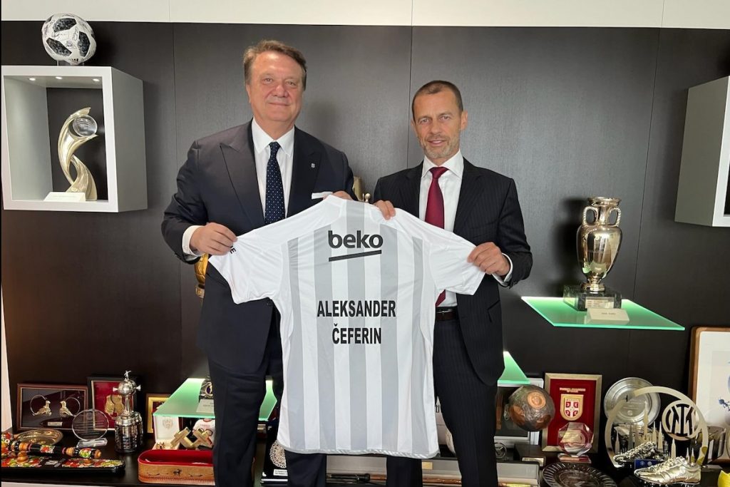 Besiktas-Klubchef Arat trifft UEFA-Präsident Ceferin in Genf