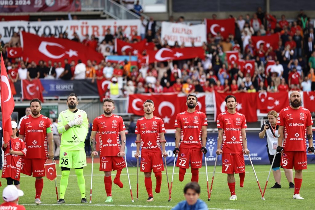 Amputierten-Fußball: Türkei zum dritten Mal in Folge Europameister