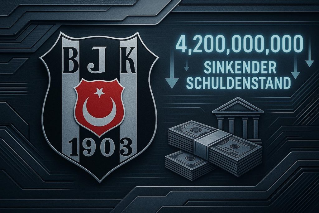 Besiktas zahlt 1,3 Milliarden TL an Bankenunion – Schuldenstand reduziert sich deutlich