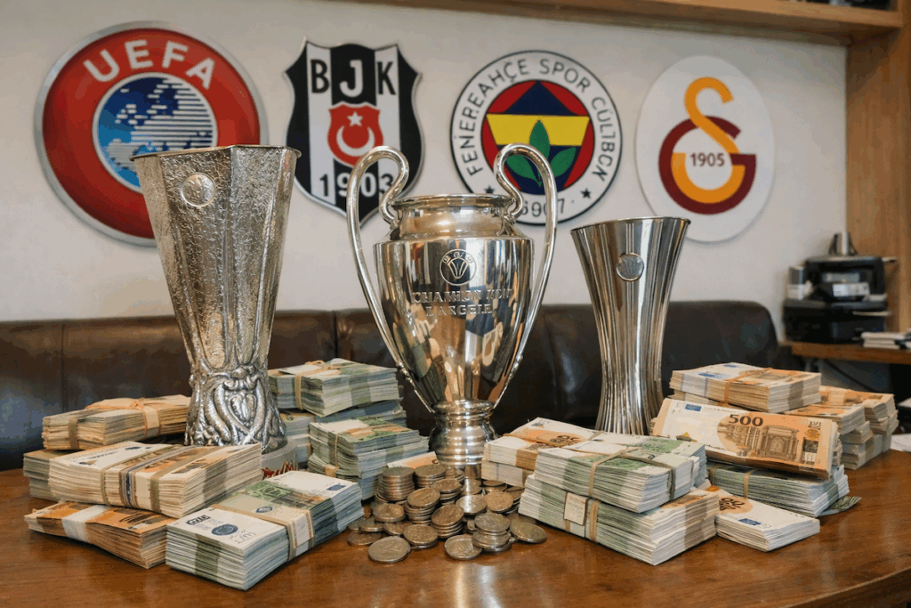 UEFA-Geldregen enthüllt: Das haben Galatasaray, Fenerbahce und Besiktas in der Saison 2024/25 eingenommen