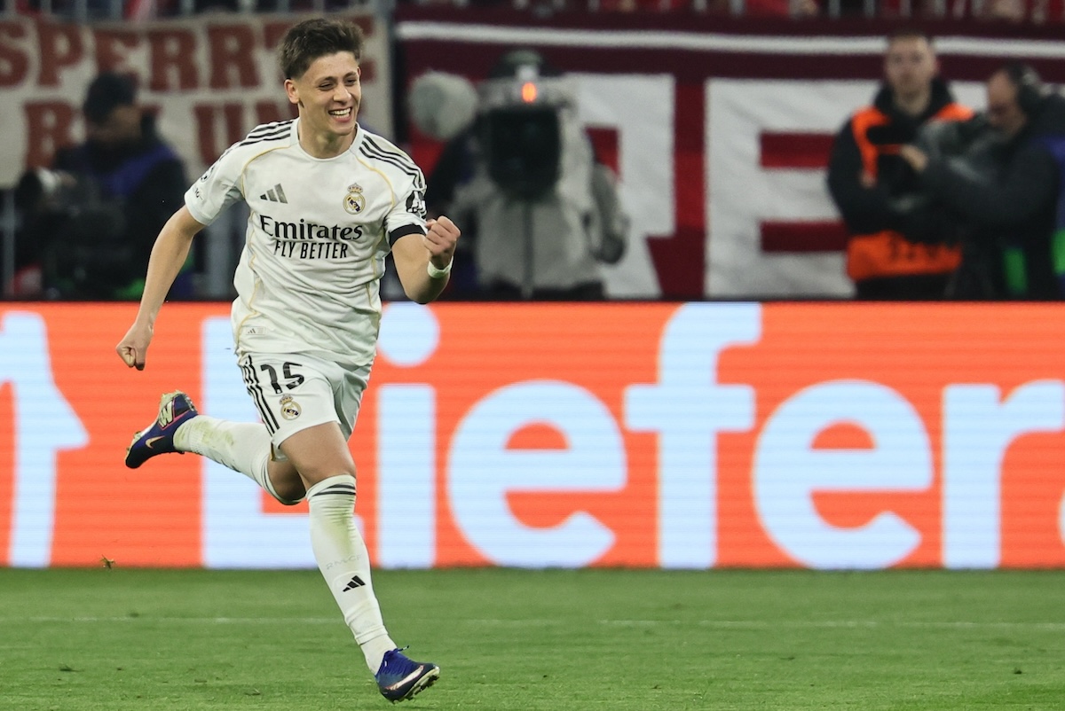 Real Madrid-Top-Talent Arda Güler mit Torjubel