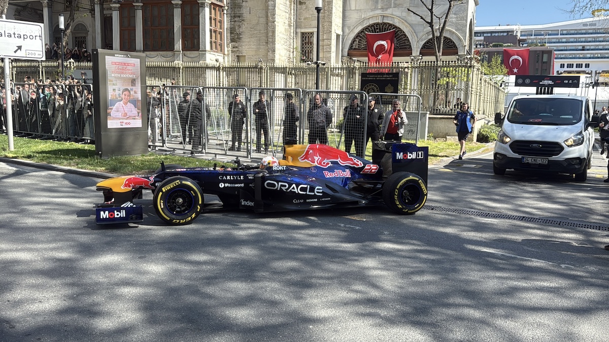 Formel 1-Rennwagen in Istanbul
