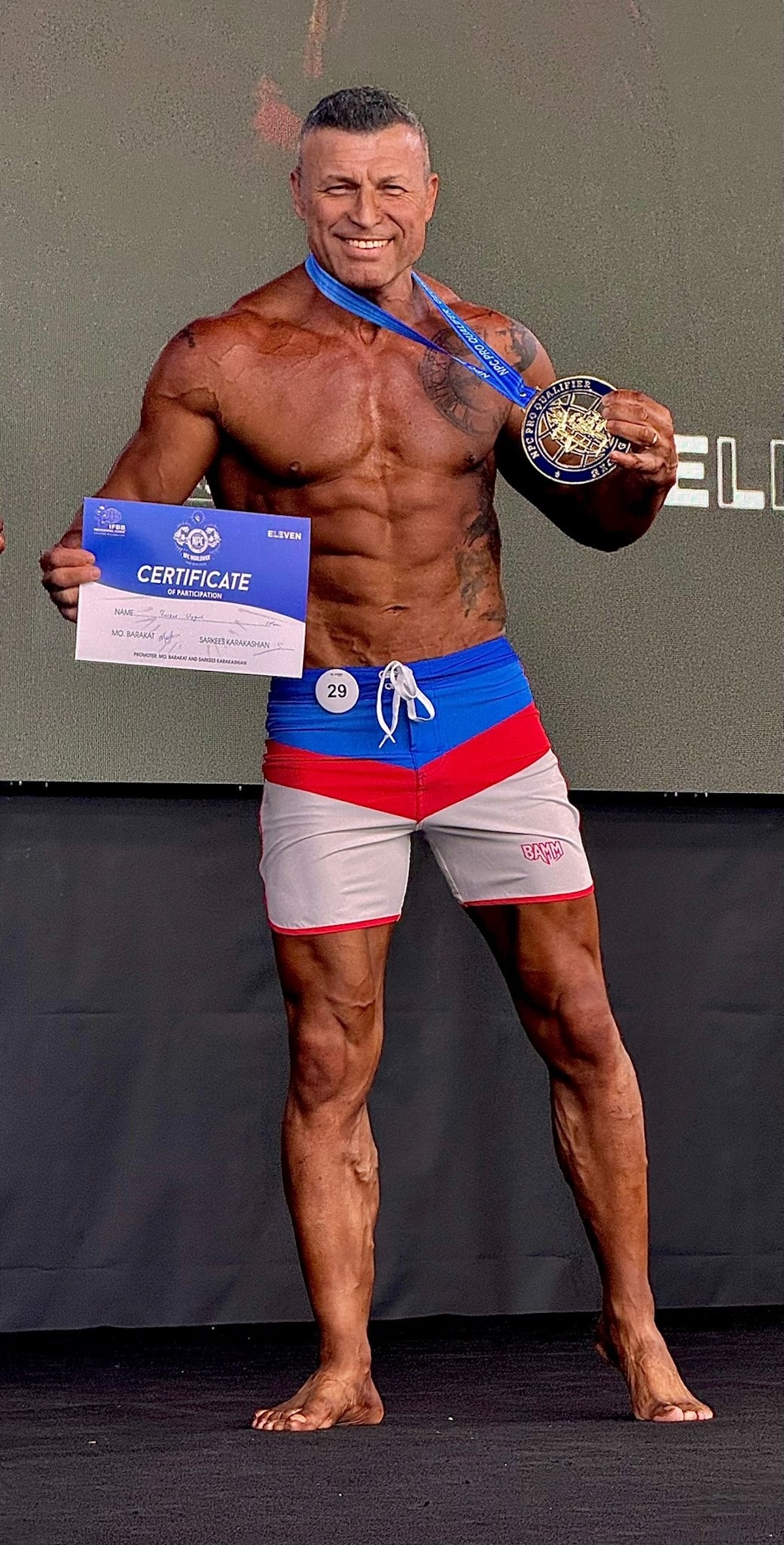 Bodybuilding: Vom Dienst auf die internationale Bühne: Bolus Polizeidirektor Türker Uygur sichert sich den Weltmeistertitel!