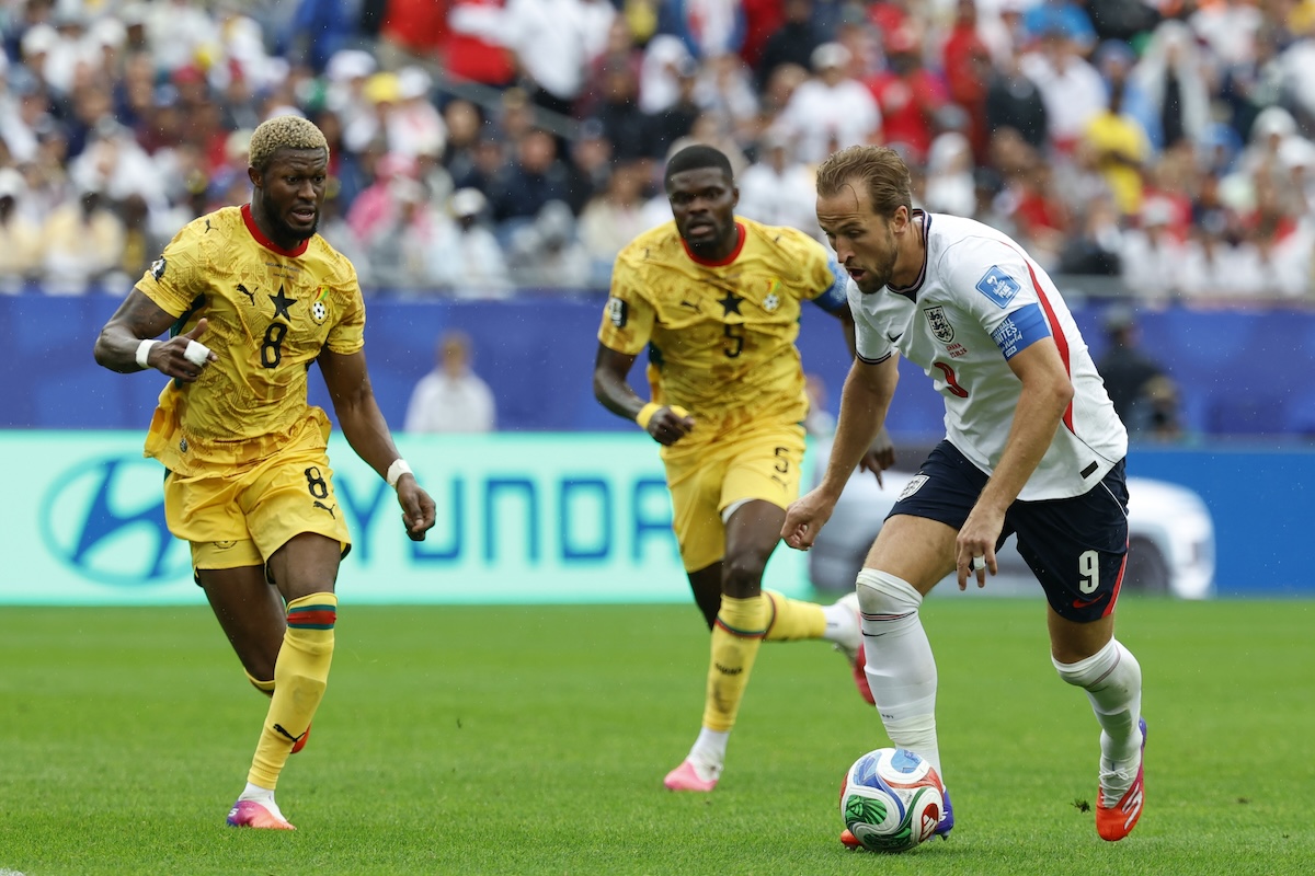 Harry Kane im Einsatz für England gegen Ghana bei der WM 2026