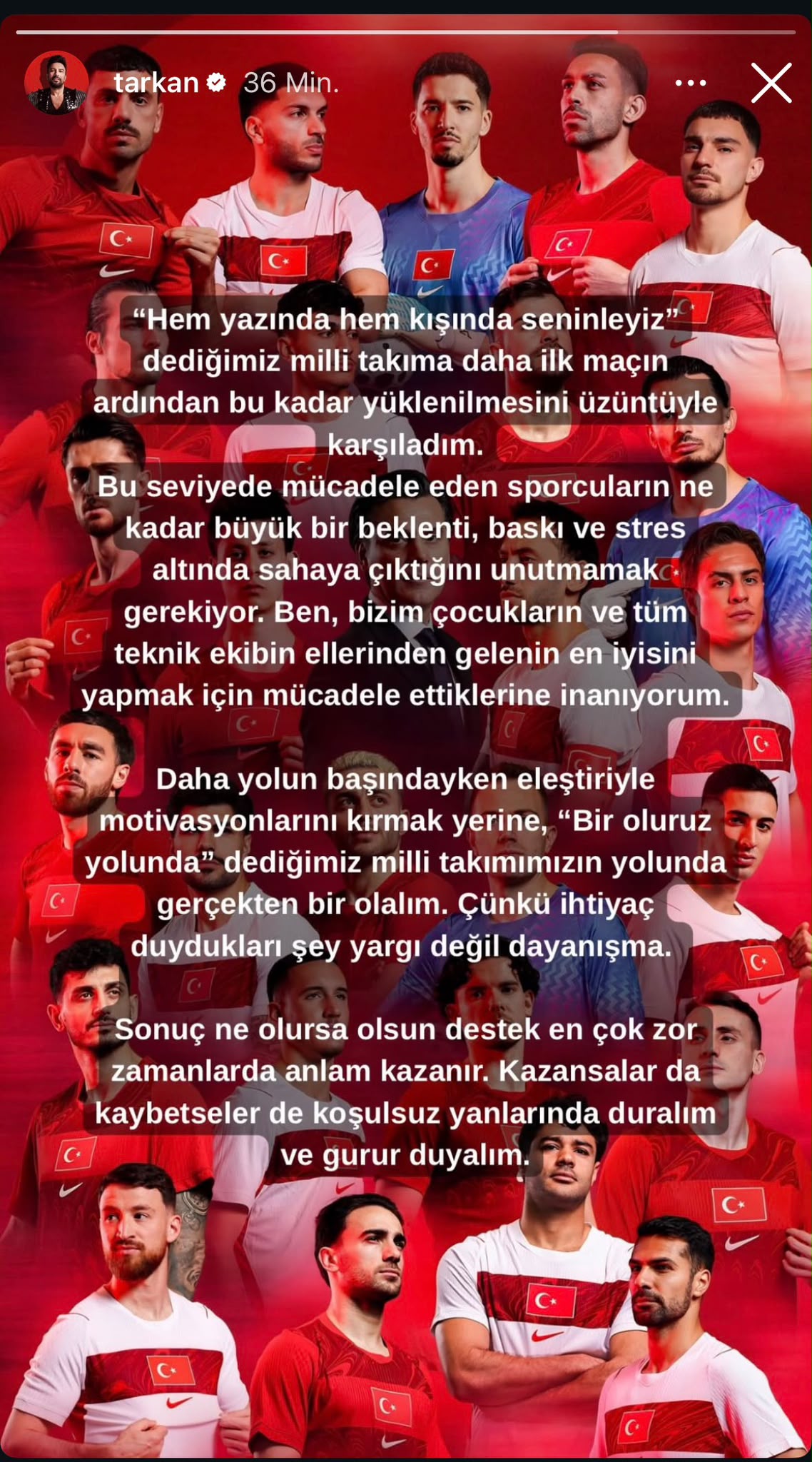 Musik-Ikone Tarkan mit flammenden Plädoyer für bedingungslose Einheit an der Seite türkischen WM-Jungs – Schluss mit der zerstörerischen Kritik!