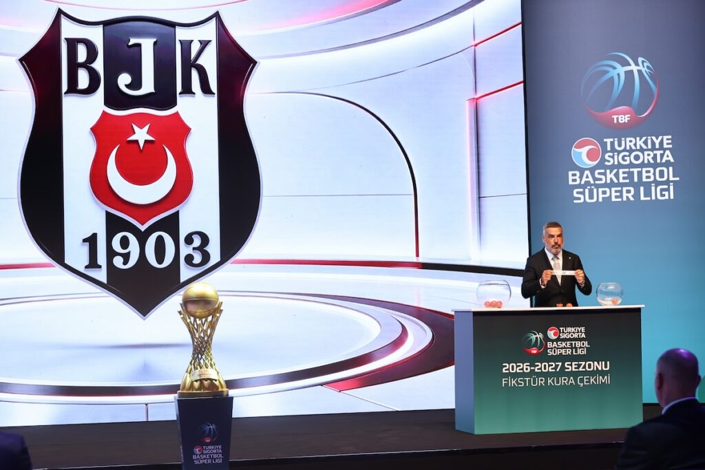 Basketball Süper Lig: Spielplan für Saison 2026/27 ausgelost – Kracher-Auftakt zwischen Anadolu Efes und Besiktas