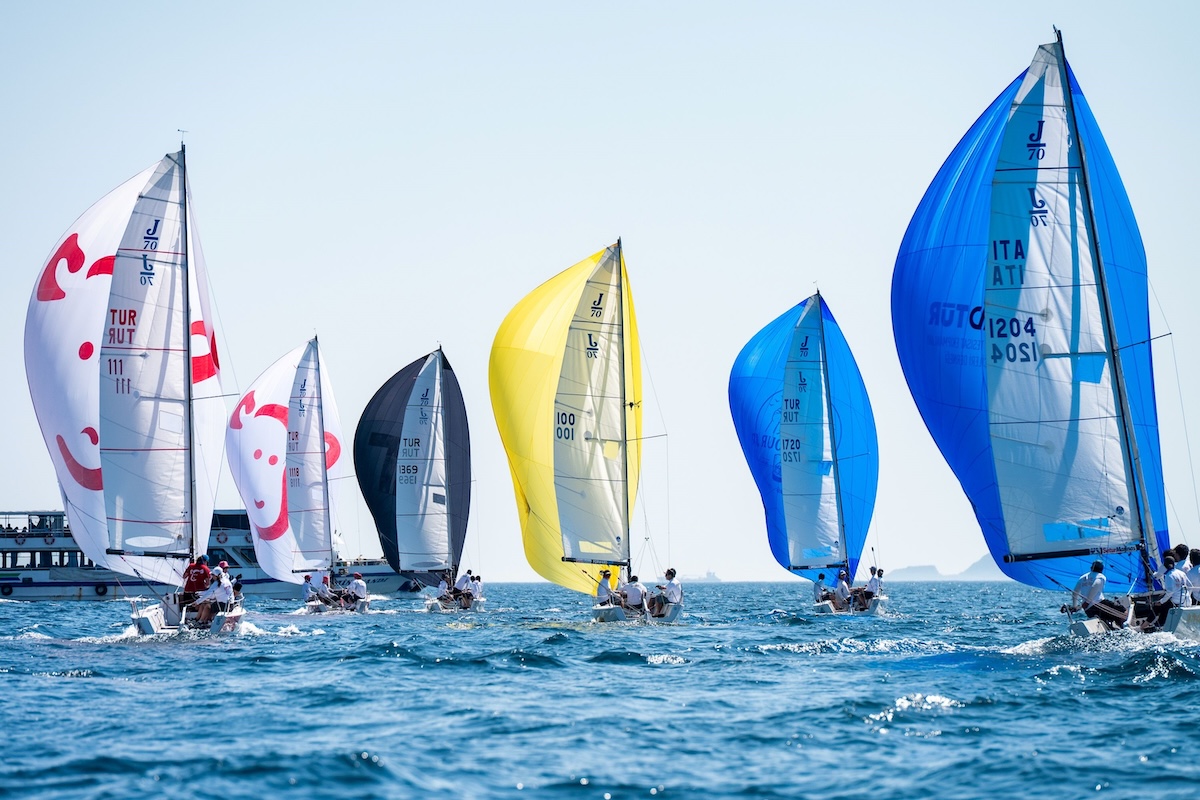 Segelsport-Highlight in Istanbul: Nautique Yachting gewinnt J70-Etappe der Olympos Regatta