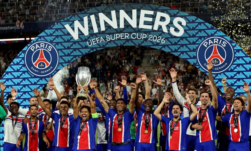 PSG verteidigt UEFA-Supercup: Enrique-Elf bezwingt Aston Villa in Salzburg PSG verteidigt UEFA-Supercup: Enrique-Elf bezwingt Aston Villa in Salzburg