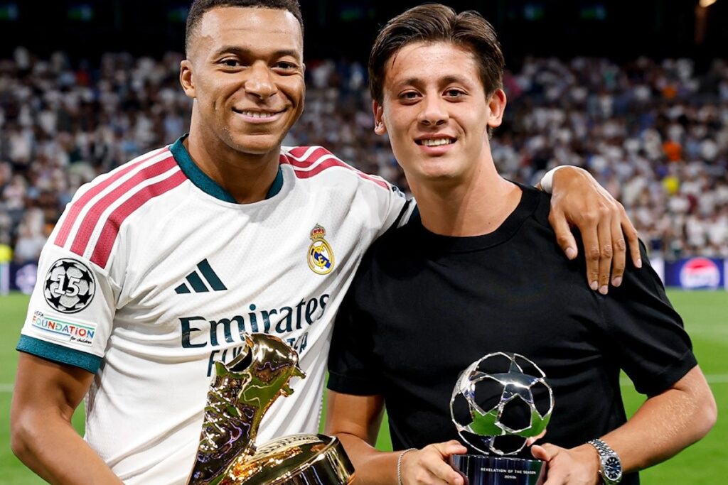 Ehrung im Bernabeu: Arda Güler als bester Durchstarter der Champions League ausgezeichnet – Kritik an Mourinho