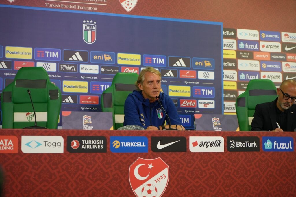 Roberto Mancini: „Die Türkei ist eine sehr gute Mannschaft, morgen erwartet uns ein umkämpftes Spiel“