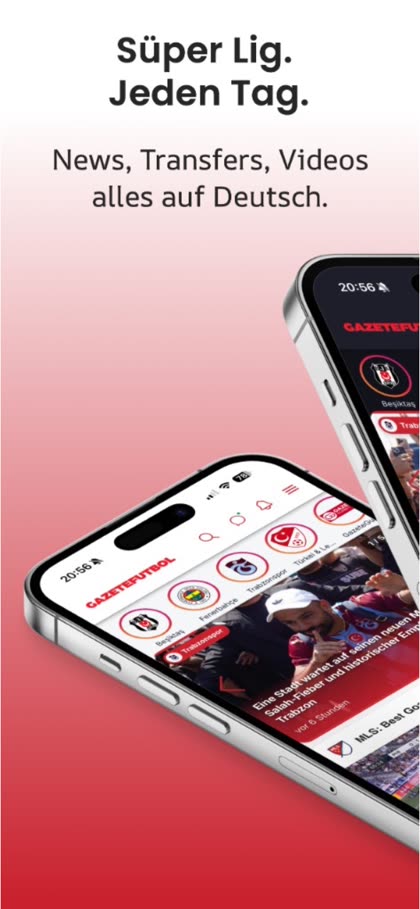 Mehr als Fußball. Mehr als News. Deine Türkei in einer App: Die neue GazeteFutbol-App ist da